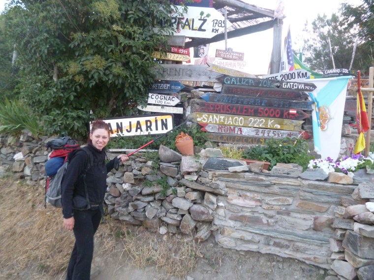 rifugio senza elettricità ed acqua corrente -cammino francese anno 2013