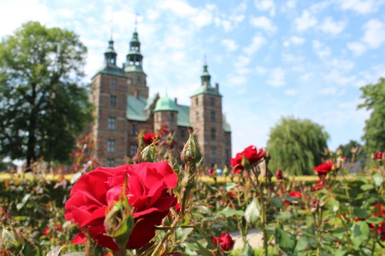 RosenborgSlot ed il suo giardino