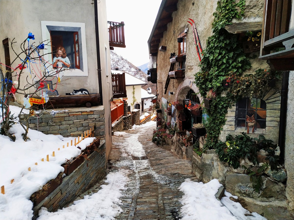Un giorno a Usseaux e le borgate vicine | Borghi dipinti e paesaggi innevati vicino&nbsp;Torino